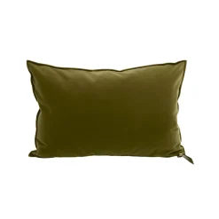 Coussin Vice Versa - Velours Palazzo - Chartreuse 40x60 cm