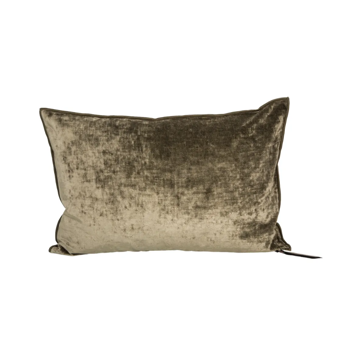 Coussin Vice Versa - Velours Royal - Kaki