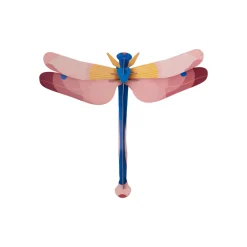 Décoration murale Libellule Rose - Pink Dragonfly