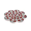 Dessous de Plat En Forme De Fleur - Rouge
