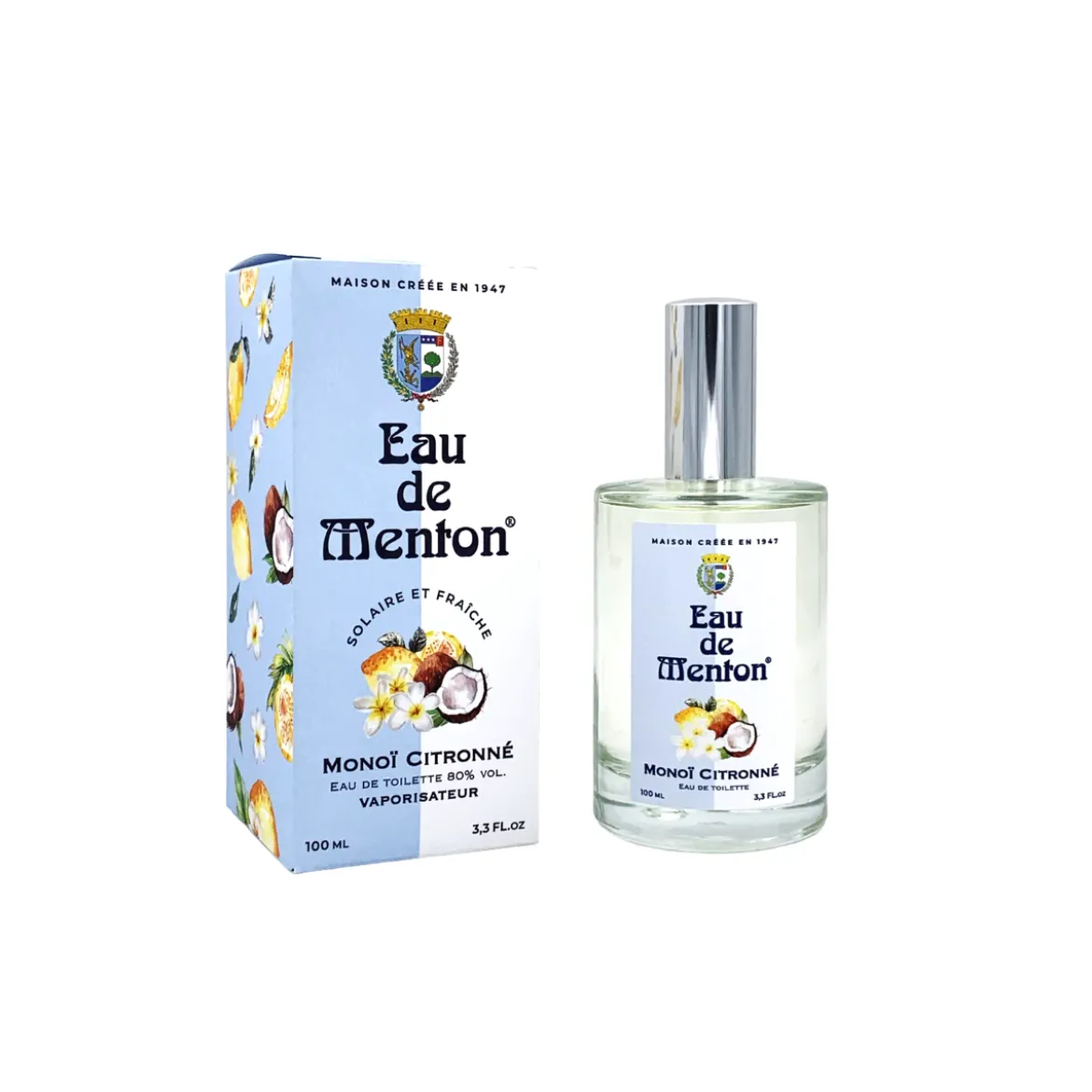 Eau de Menton - Monoï Citronné 100ml
