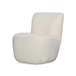 Fauteuil Eve Tissu Bouclette - Naturel