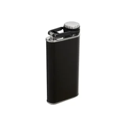 Flasque Classic Easy Fill Wide Mouth Flask - Hammertone Black 0.23L