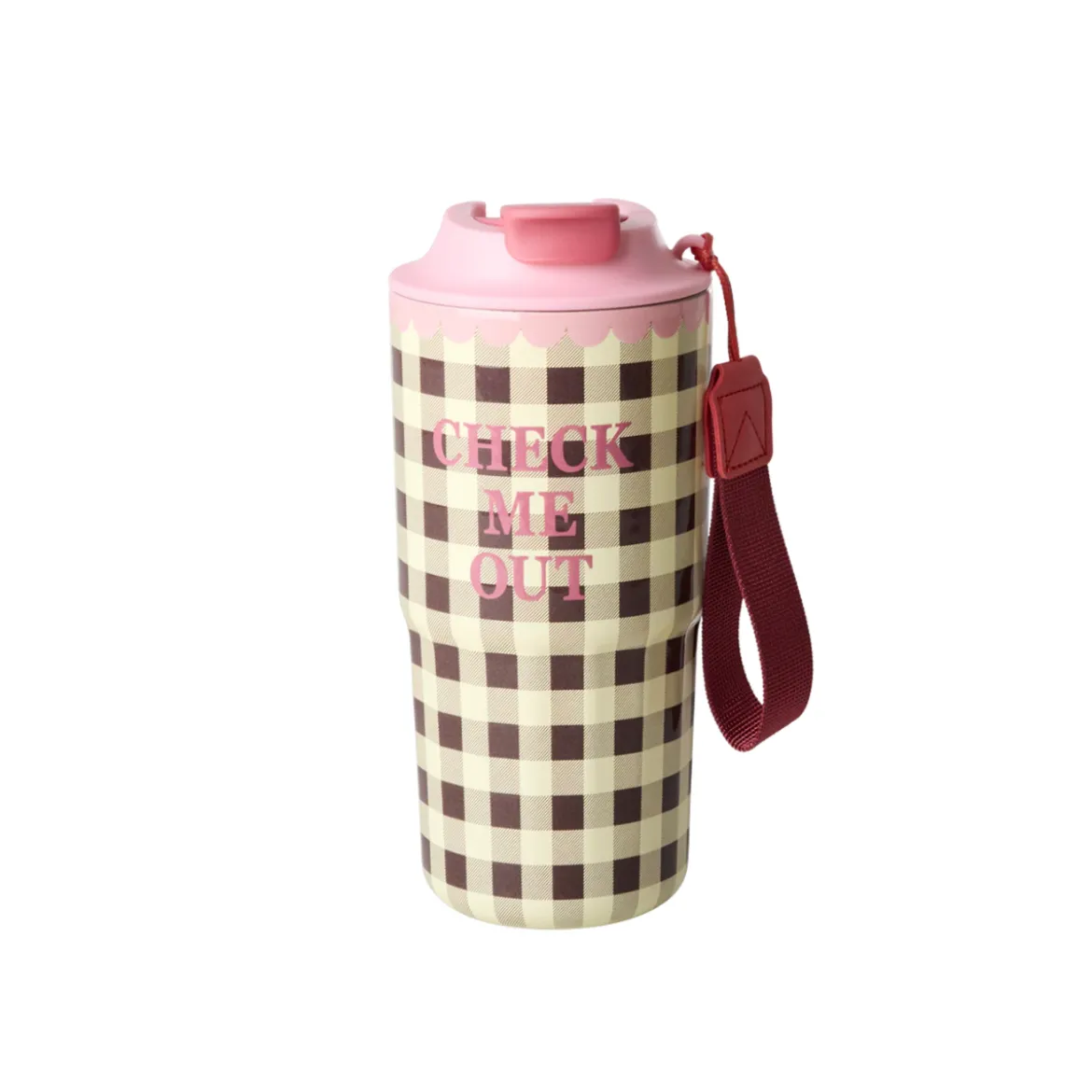 Gobelet Isotherme Acier - Check me out 550ml