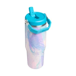 Gourde IceFlow™ Flip Straw 2.0 - Sea Glass Plume