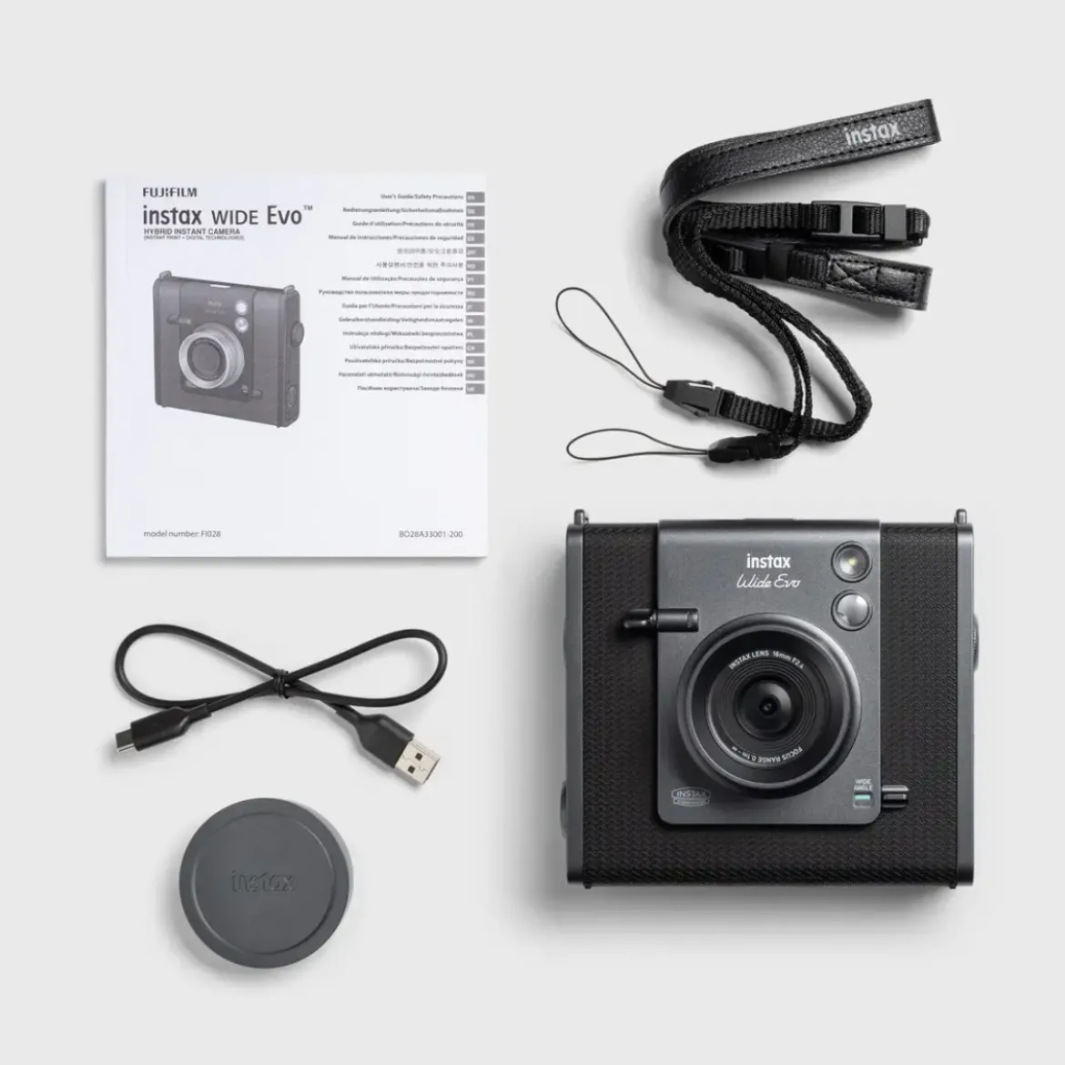 Instax Wide Evo Black Ex D