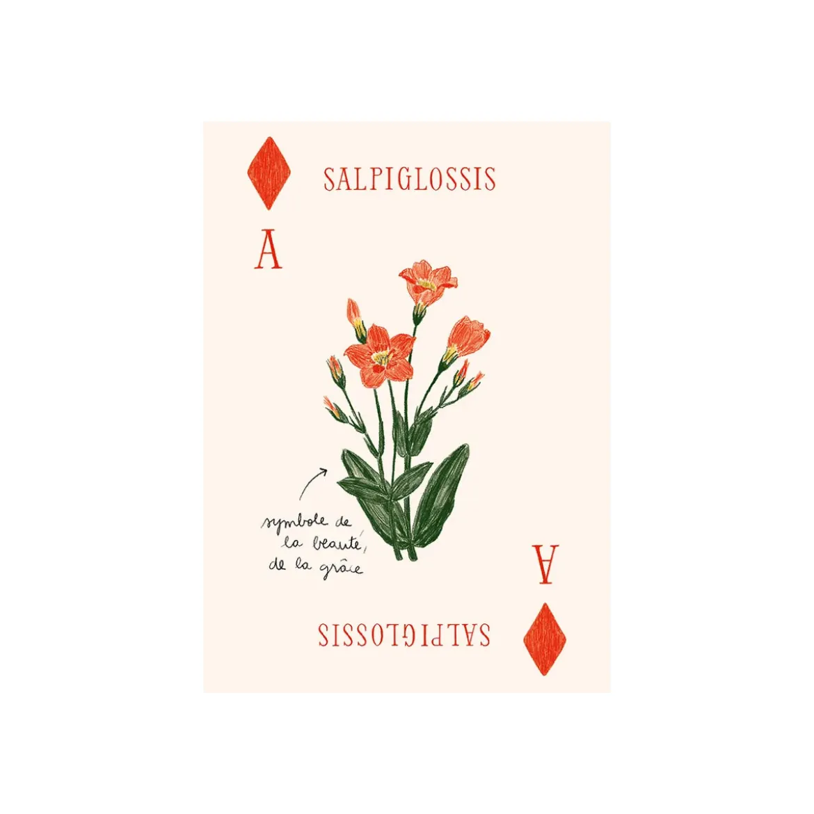 Jeu de cartes Les Fleurs - Zoé de Las Cases