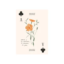 Jeu de cartes Les Fleurs - Zoé de Las Cases