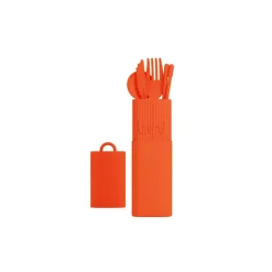 Kit de couverts réutilisables - Orange