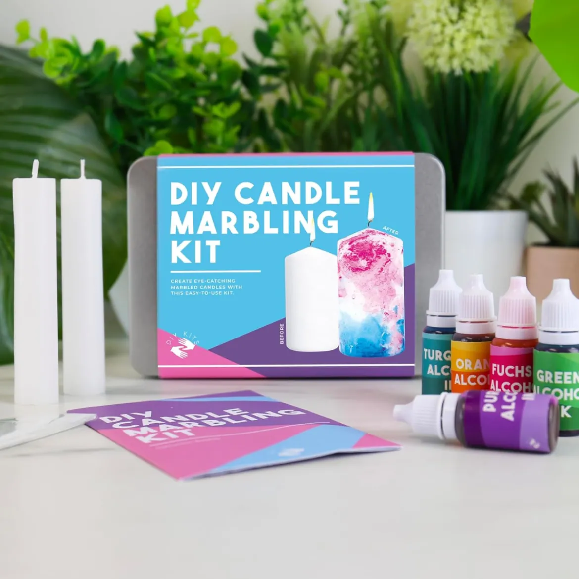 Kit DIY Candle Marbling