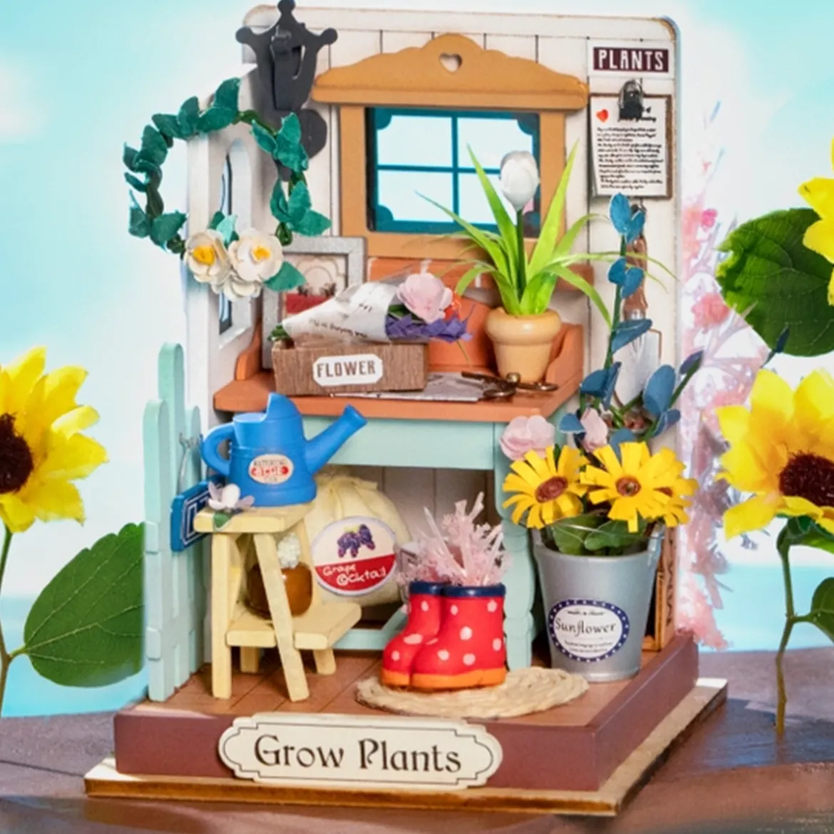 Kit DIY Maison Miniature Dreaming Terrace Garden
