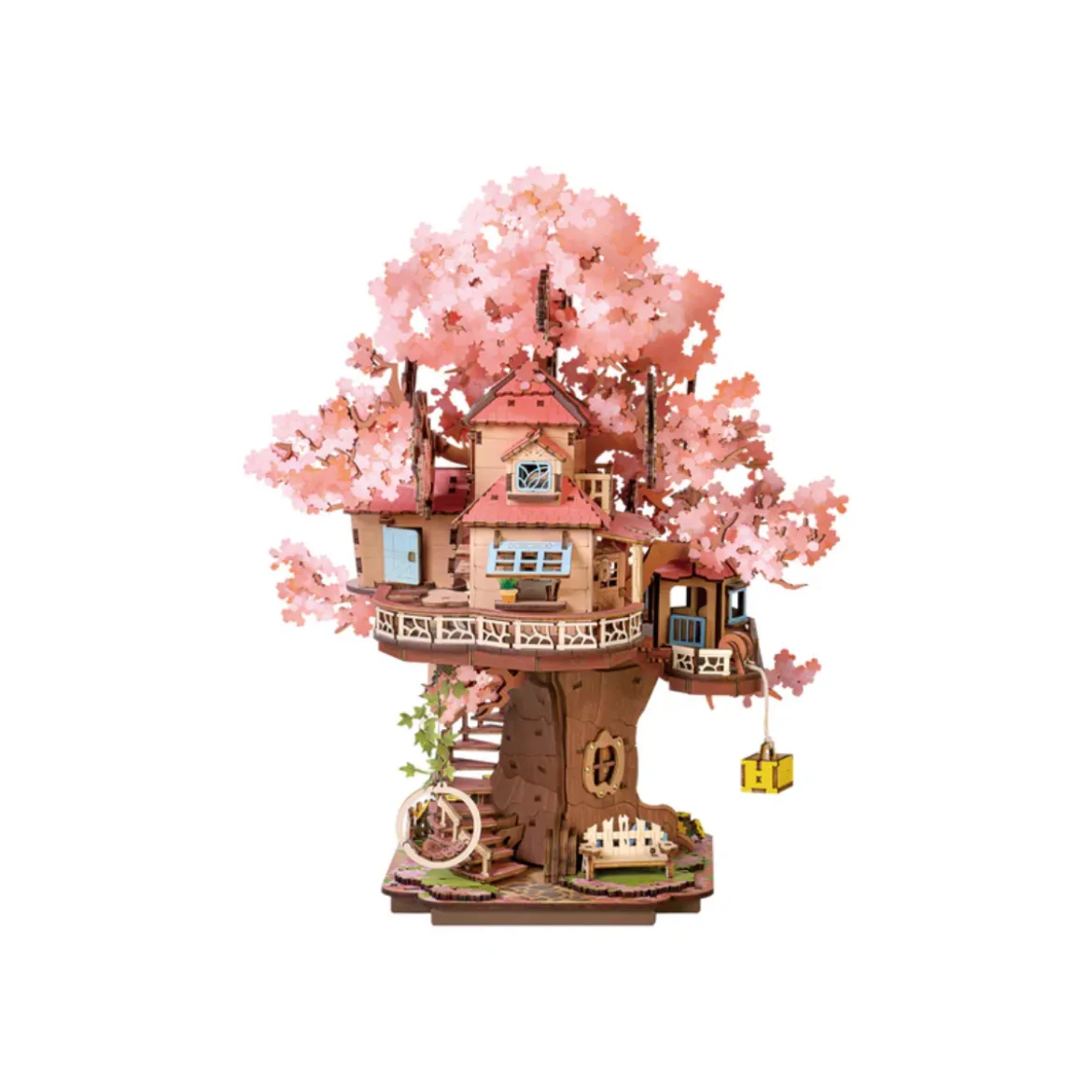 Kit Puzzle DIY Sakura Tree House