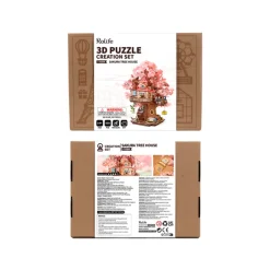 Kit Puzzle DIY Sakura Tree House