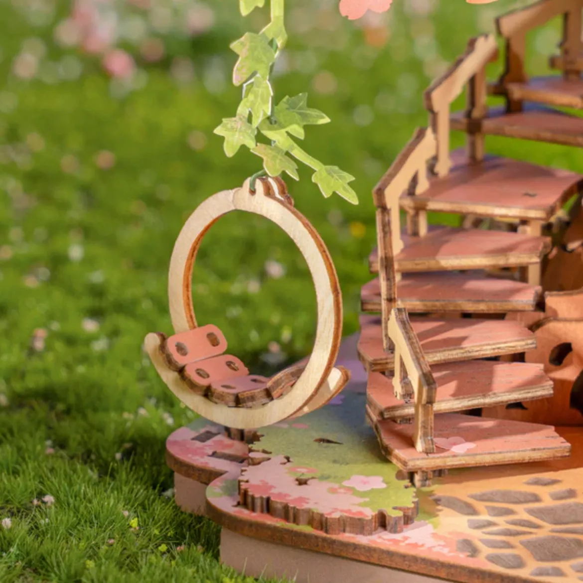 Kit Puzzle DIY Sakura Tree House