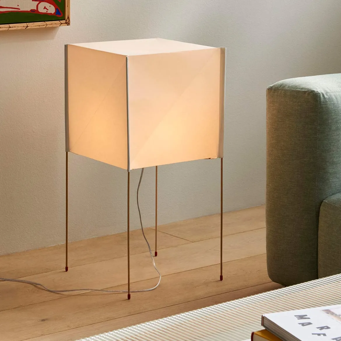 Lampadaire Paper Cube - 36 x 36 x h 74 cm