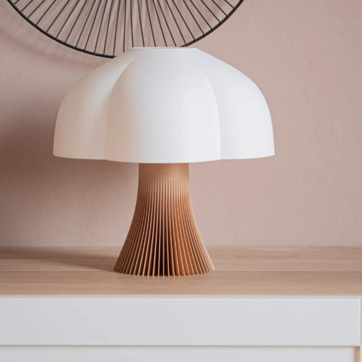 Lampe Arborescence - Bois Beige Clair