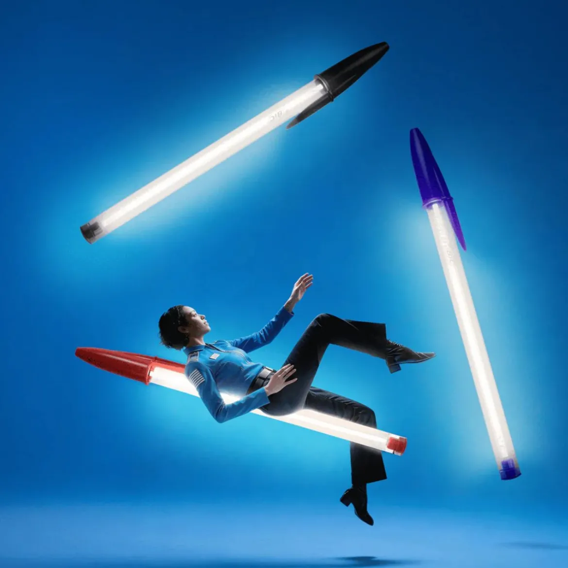 Lampe Bic LED Néon - Bleu