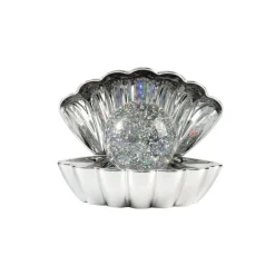 Lampe Coquillage Coki Argentée