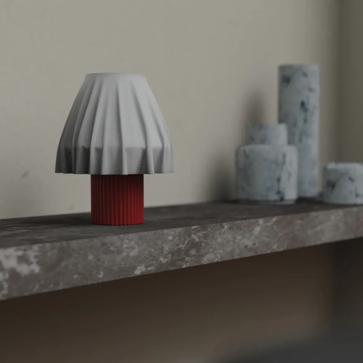 Lampe de Table - Ardent Rouge