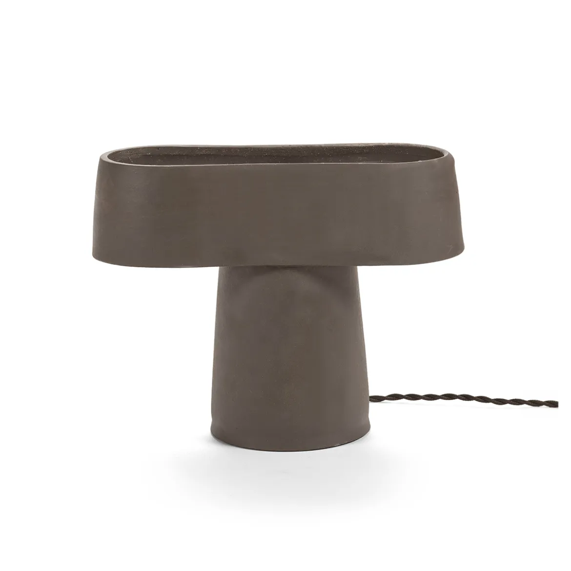Lampe de table Romé - Gris Anthracite - 27.5 x 22.5 cm