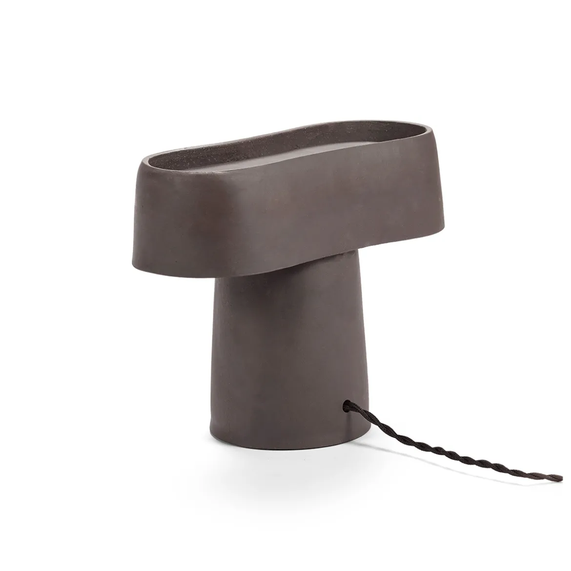 Lampe de table Romé - Gris Anthracite - 27.5 x 22.5 cm