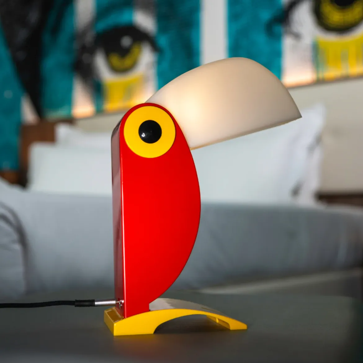 Lampe de Table - Toucan Rouge