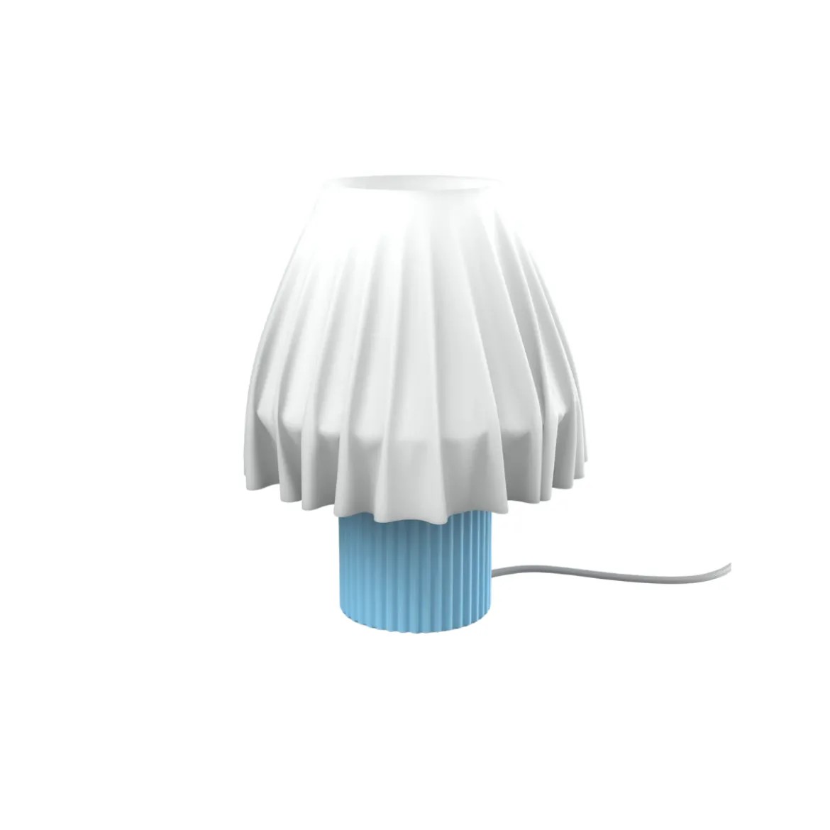 Lampe de Table - Volute Bleu Ciel