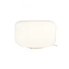 Lampe Livo Metal Chrome & Verre - Blanc