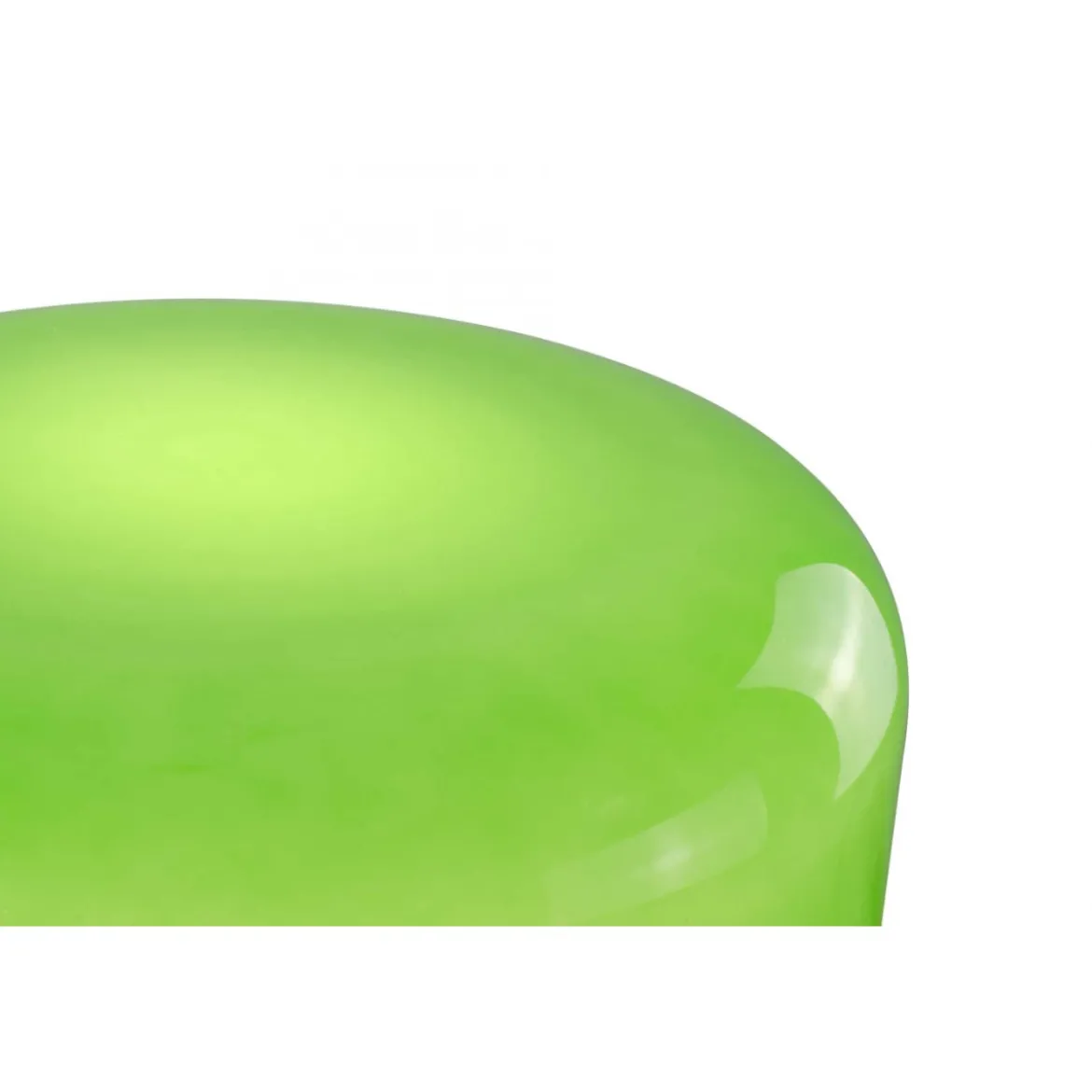 Lampe Livo Metal Chrome & Verre - Vert
