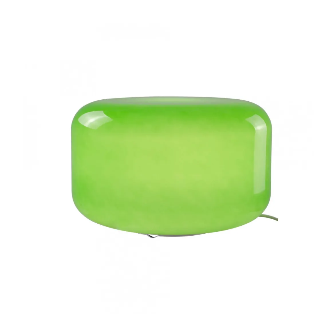 Lampe Livo Metal Chrome & Verre - Vert