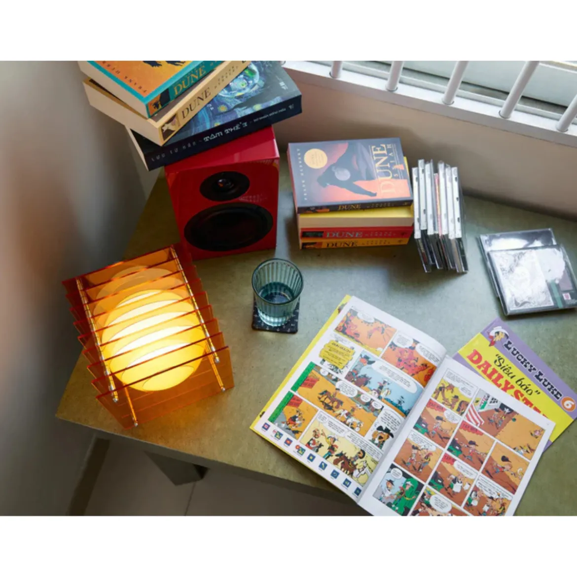 Lampe Lop S - Square Acrylic