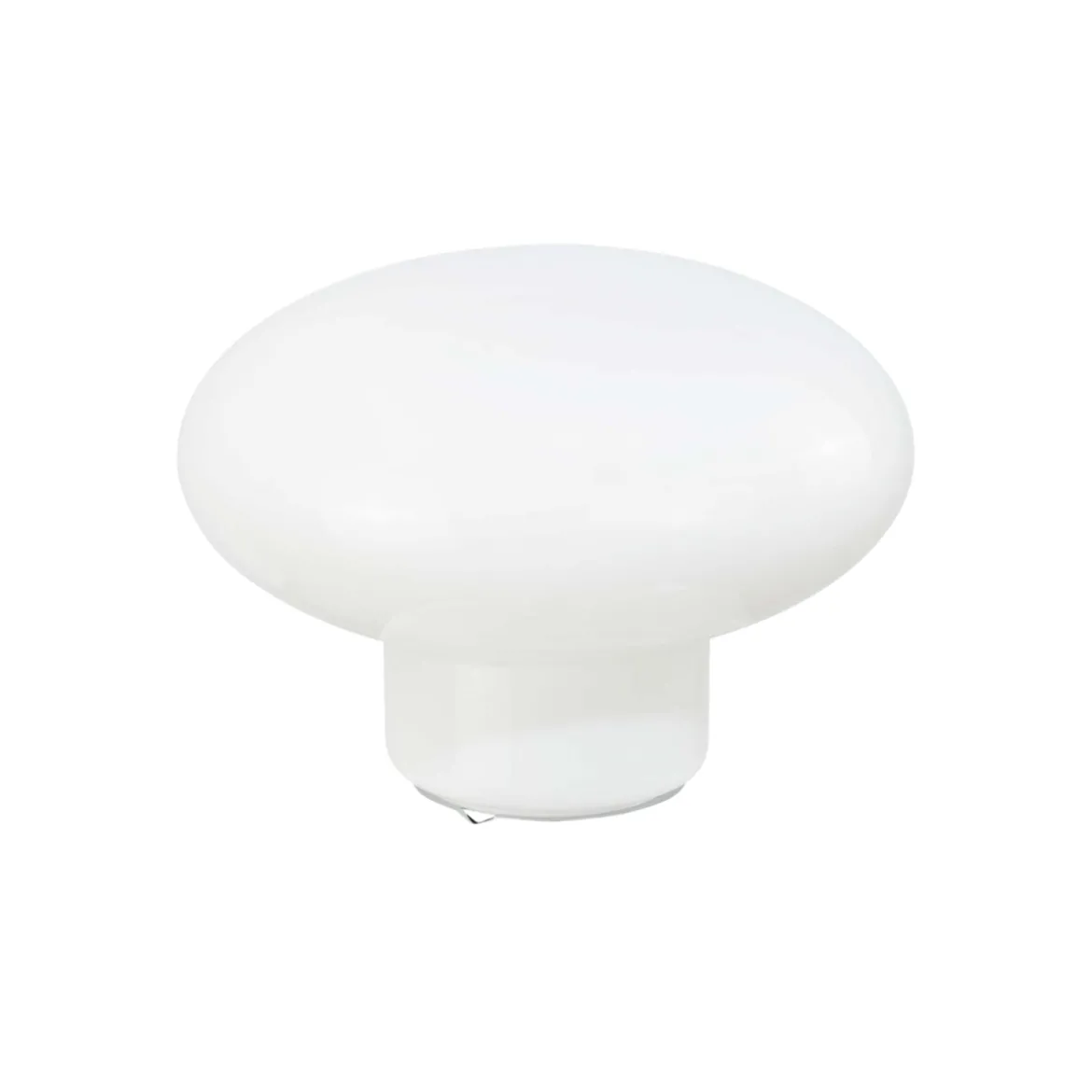 Lampe Ovalie - Verre Blanc