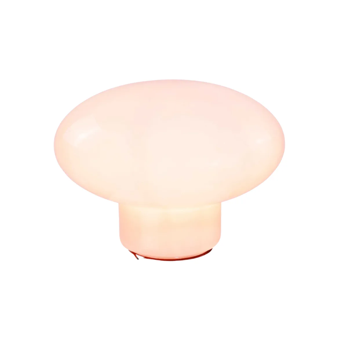Lampe Ovalie - Verre Rose