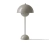 Lampe à poser Flowerpot VP3 by Verner Panton - Gris beige