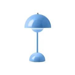 Lampe à poser Flowerpot VP9 Sans fil - Bleu swim