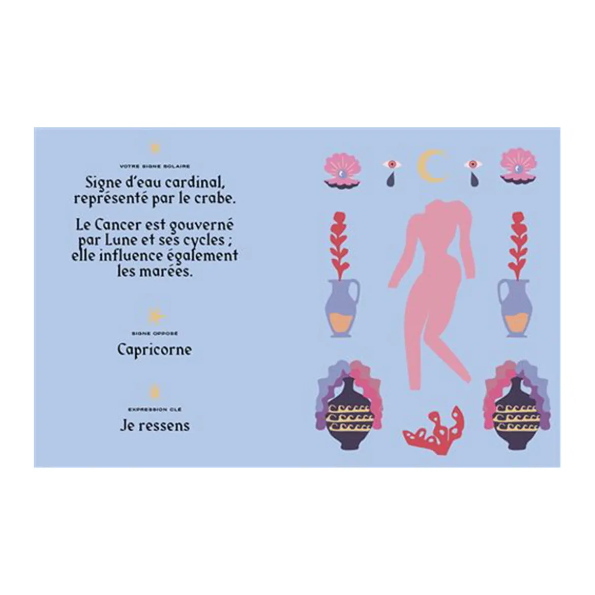 Livre Astrologie signe Cancer