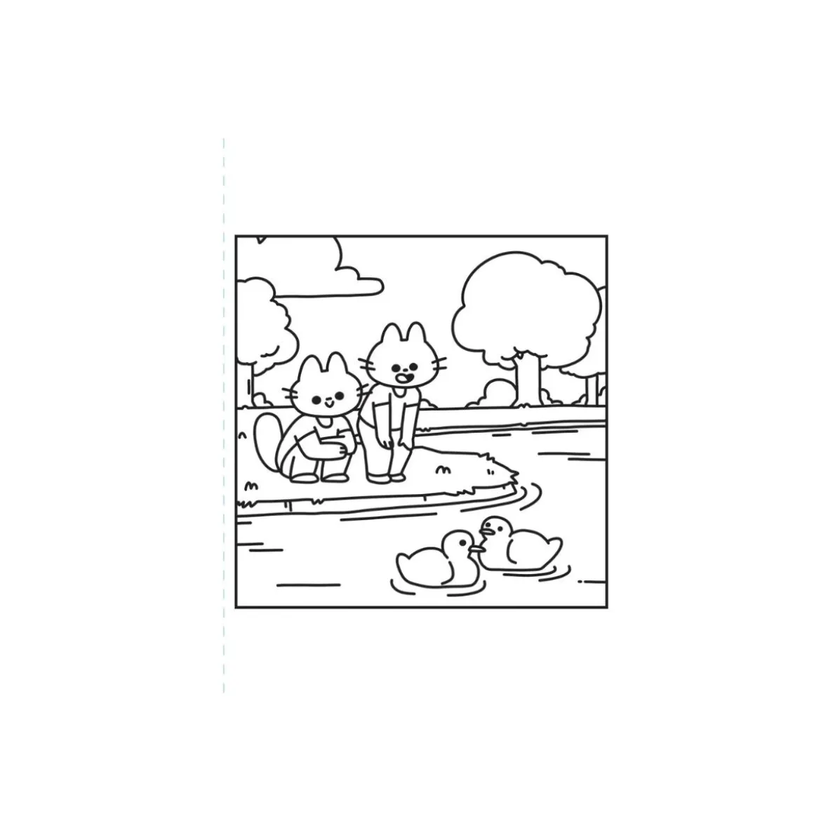 Livre de coloriage - Jardin mignon