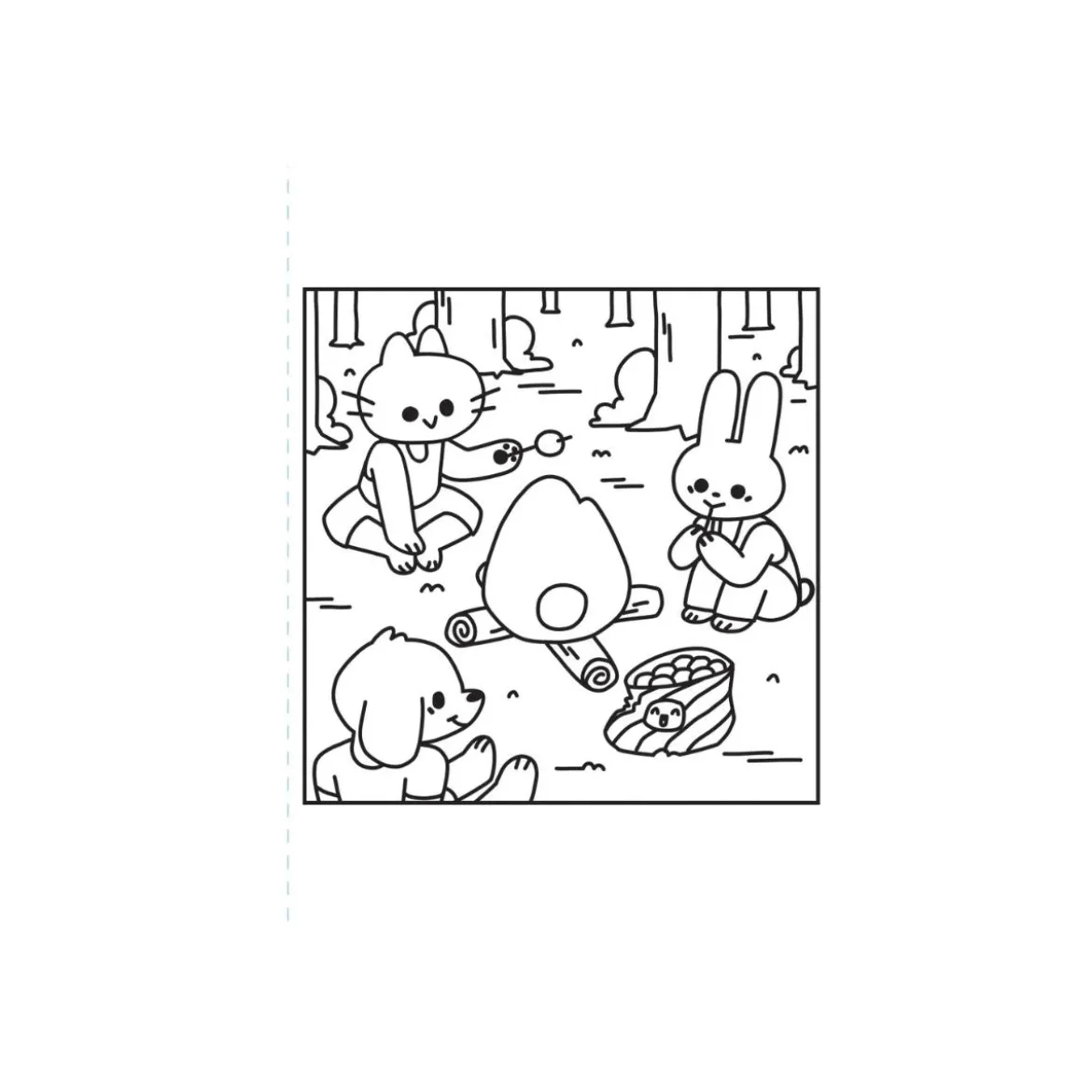 Livre de coloriage - Jardin mignon