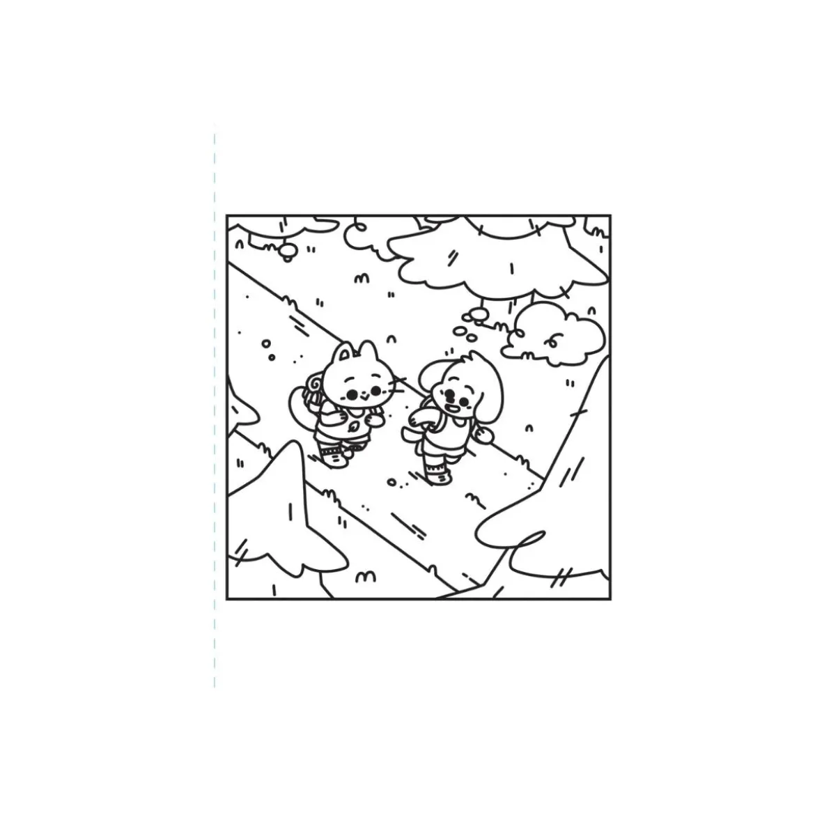Livre de coloriage - Jardin mignon