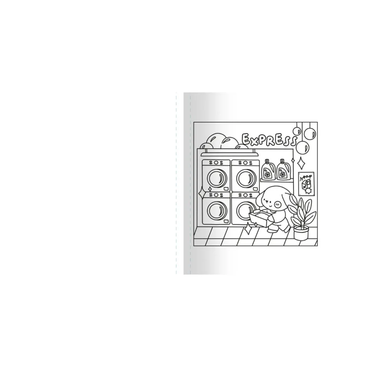 Livre de coloriage - Jolies boutiques
