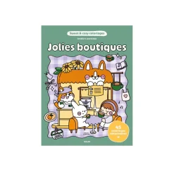 Livre de coloriage - Jolies boutiques