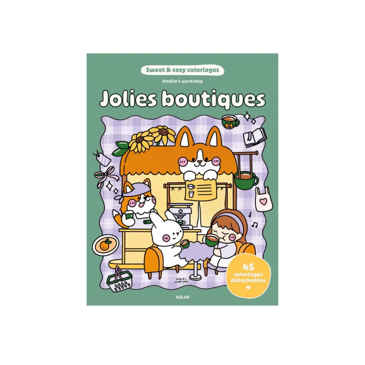 Livre de coloriage - Jolies boutiques