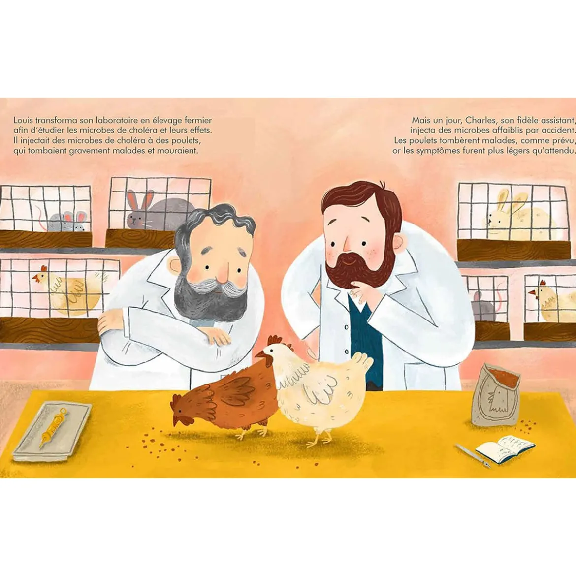 Livre Louis Pasteur Collection Petit & Grand