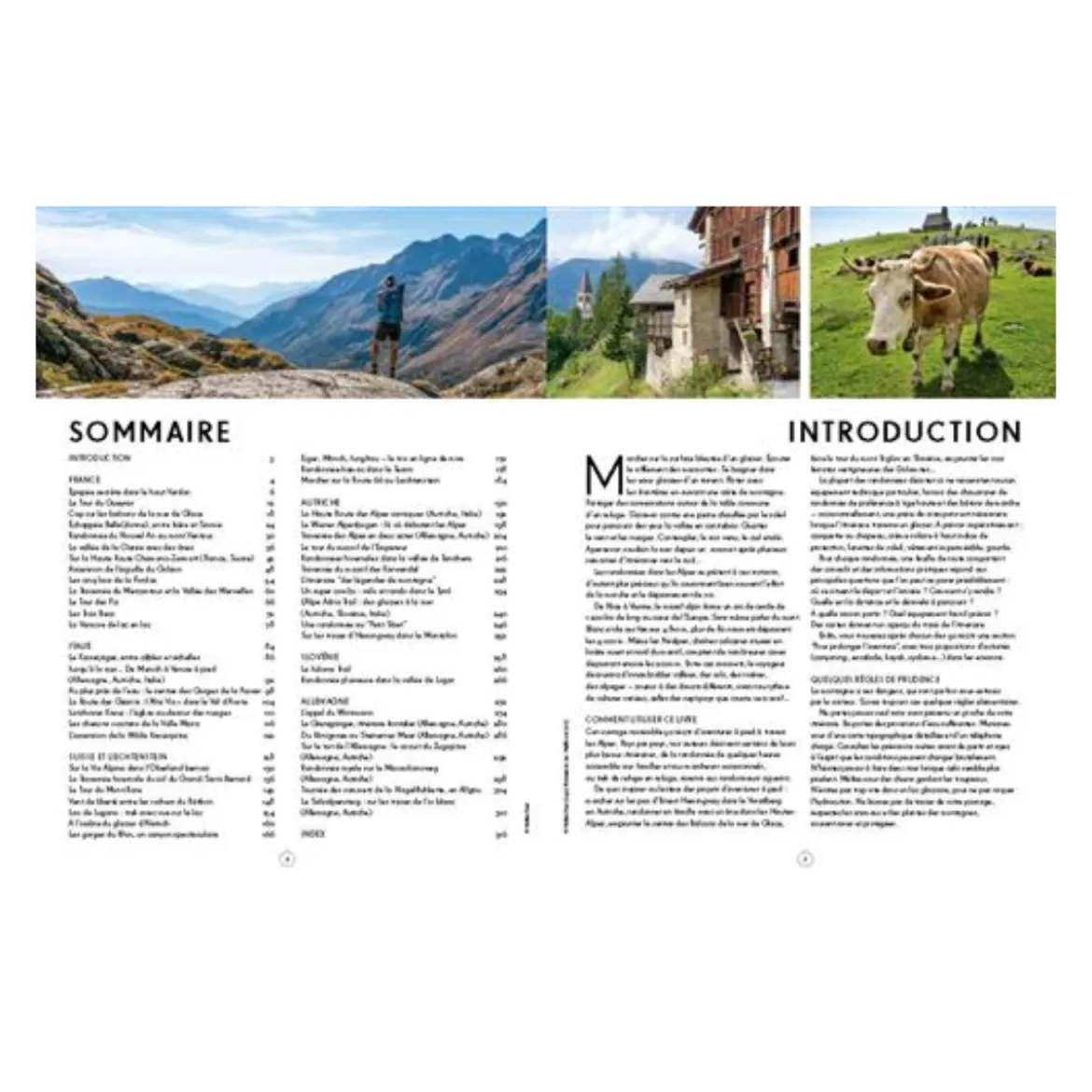 Livre Trek dans les alpes