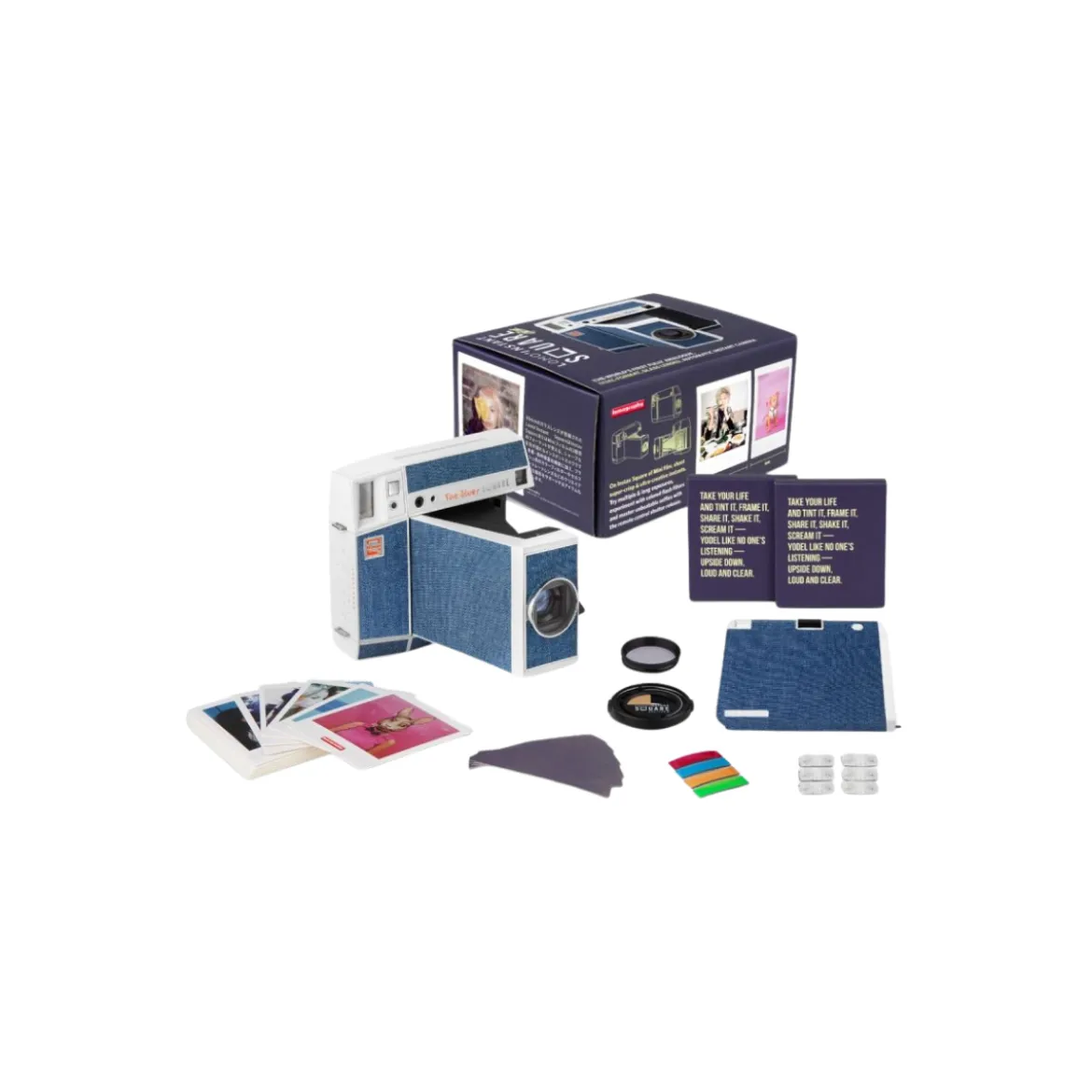 Lomo'Instant Square Glass & Accessoires - édition The Blues
