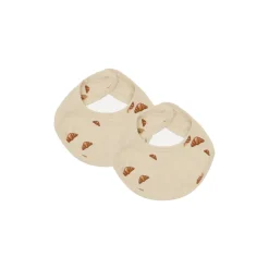 Lot de 2 Bavoirs Croissants