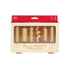 Lot de 6 bougies - Nouilles Pasta Party