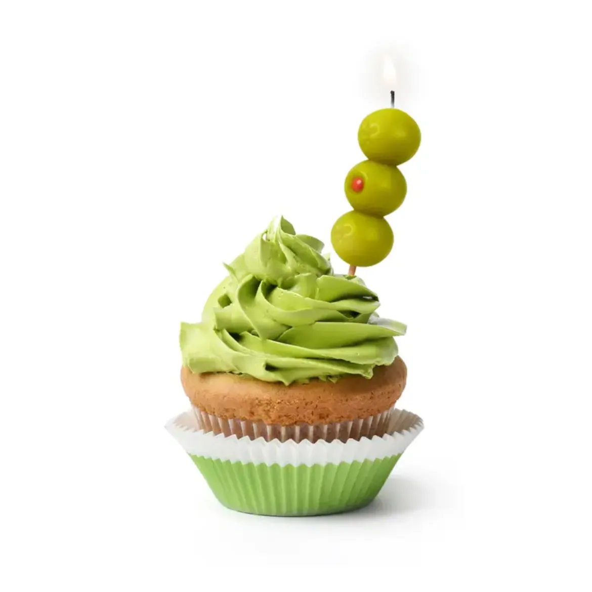 Lot de 6 bougies - Olive Cocktail Party