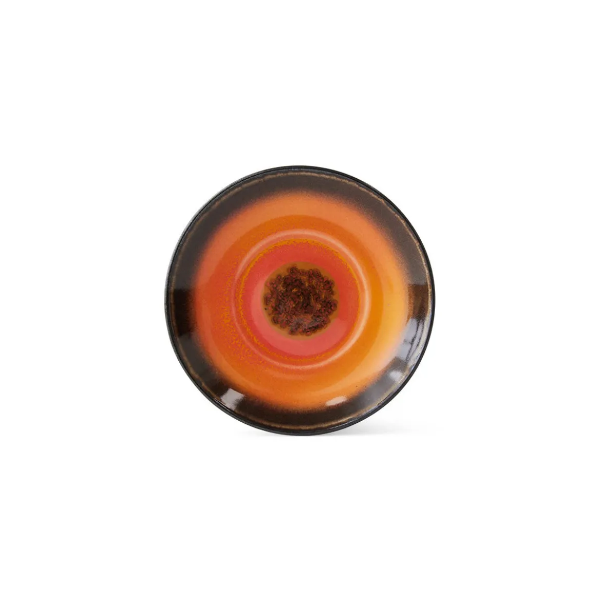 Lot de 4 Soucoupes Roasts en Céramique 70'S - 11.5 x 1.8 cm