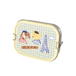 Lunchbox Acier Inox Paris Bleu - 1400 ml
